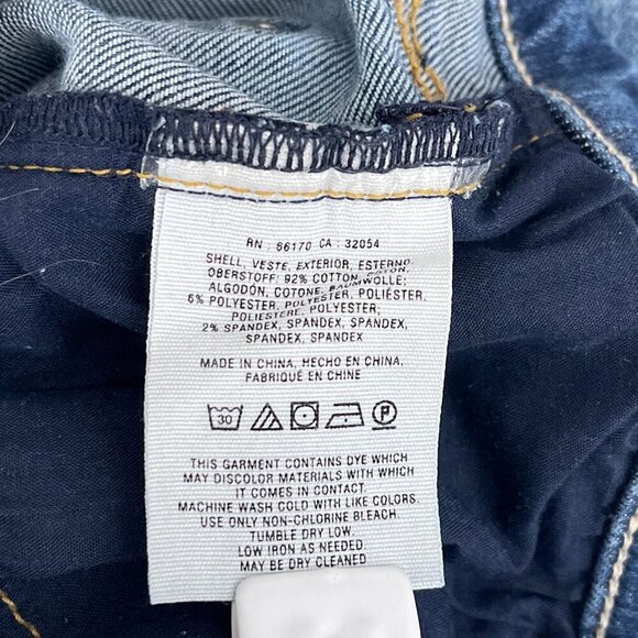 Pilcro & The Letterpress Parallel Cuffed Hem Slim Straight Denim Jeans Women 27 - Picture 10 of 14